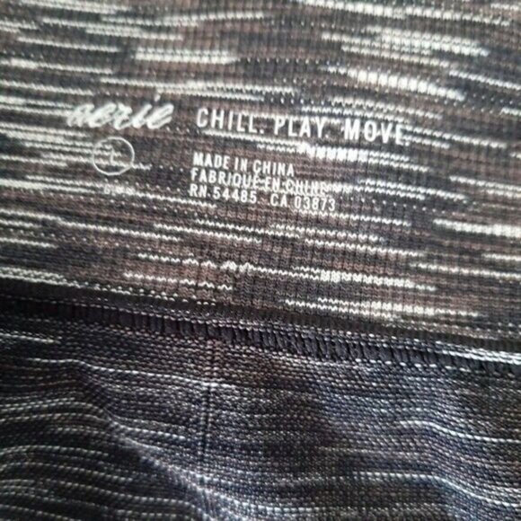 AERIE Chill Play Move High Waist Seamless Legging Sz L - Picture 6 of 7